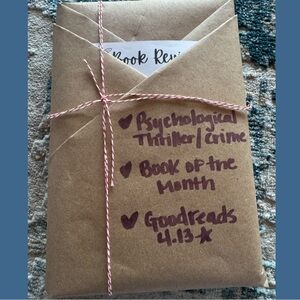 Blind Date with a Book. Genre: Psychological Thriller/Crime/Suspense Hard Cover
